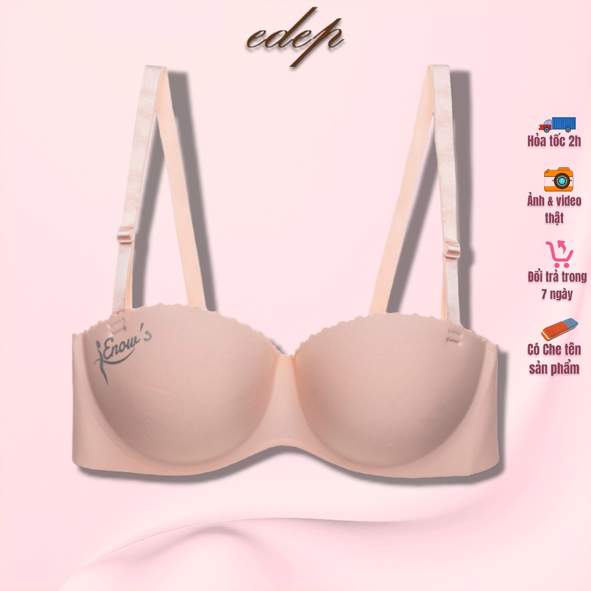 Áo ngực su đúc enow's mút vừa cúp ngang có gọng 903