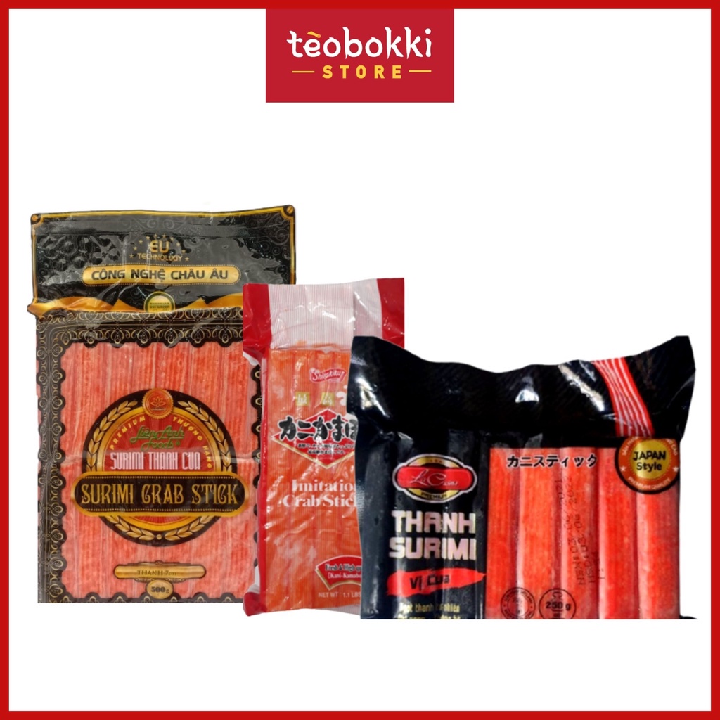 Thanh surimi hương cua - Thanh cua cuộn kimbap, thả lấu, nấu soup