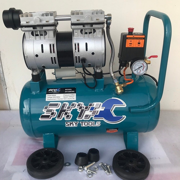 máy nén khí 30l không dầu