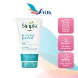 Sữa rửa mặt Simple Purifying Gel Wash (150ml) - Mang lại làn da sạch thoáng và tươi mát mà vẫn dịu nhẹ