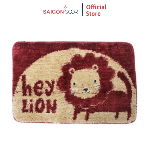 Thảm len hình thú nổi Saigoncook Kích thước cm chống trượt