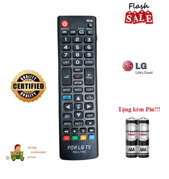 Remote Điều khiển tivi LG các dòng Tivi LCD/LED/Smart TV- Hàng tốt Tặng kèm Pin
