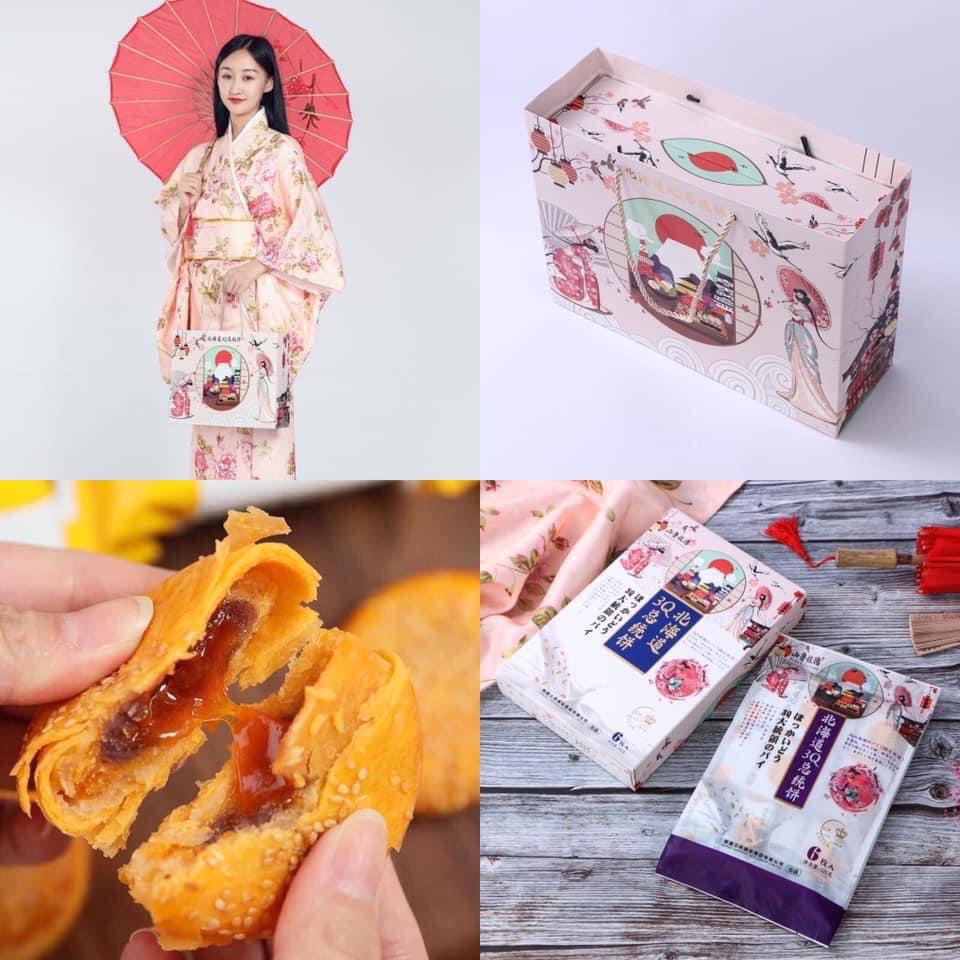 Hộp Túi Sang Trọng - Bánh Trung Thu Trứng Chảy 3Q Macau hộp mix vị - Đồ ăn cao cấp Bestore Foody