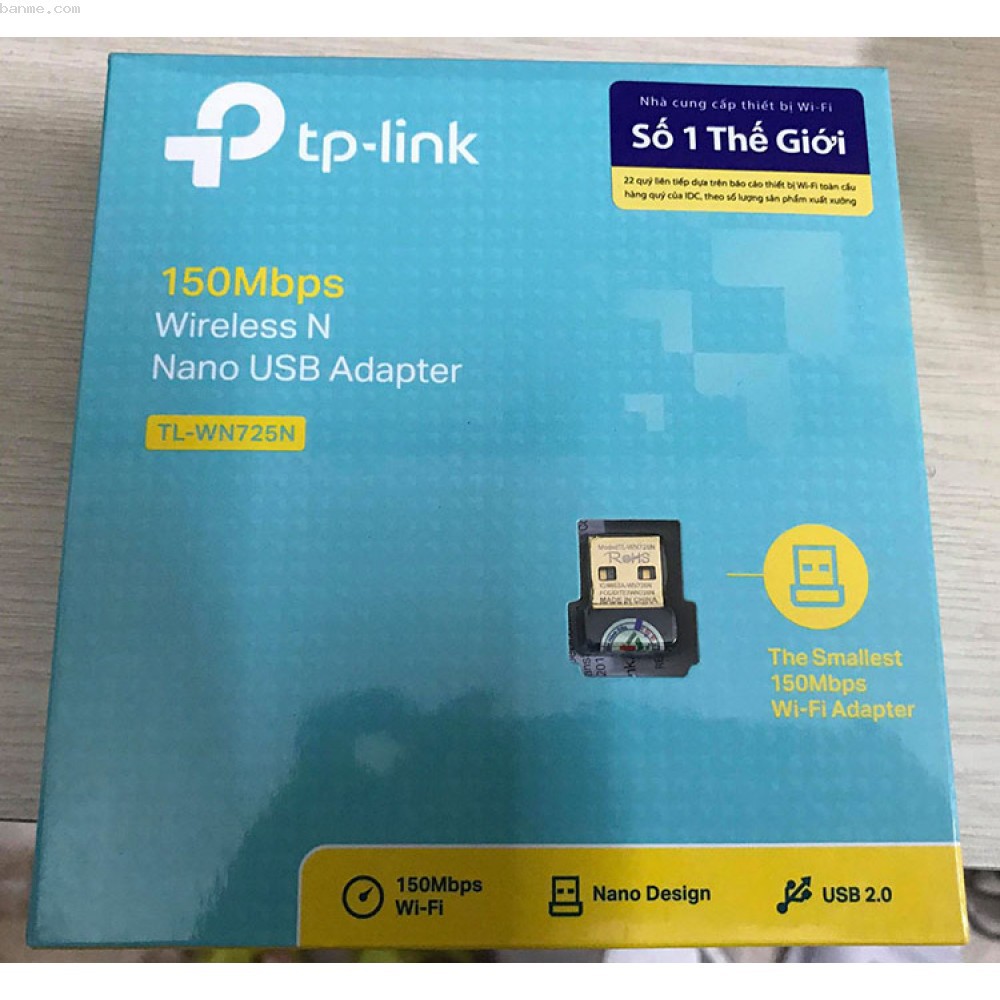 Usb thu wifi tp link nano chuẩn tốc độ 150mbps