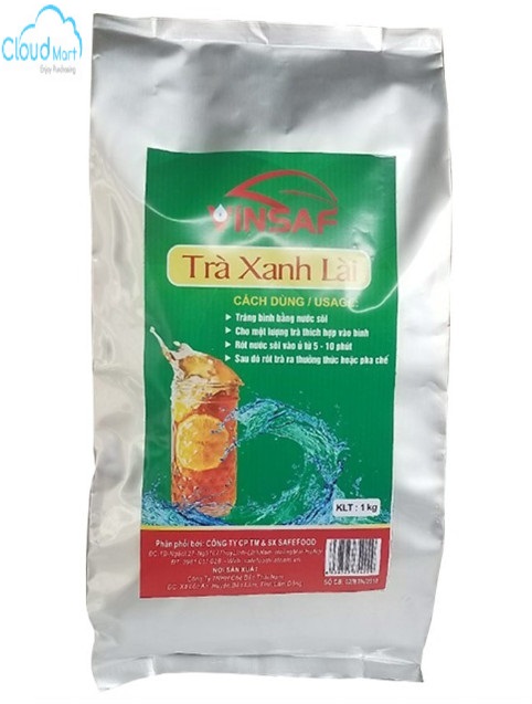 Trà Xanh Lài Vinsaf dùng pha trà chanh 1kg - Nguyên Liệu Pha Chế - Cloudmart - Nguyên liệu trà sữa