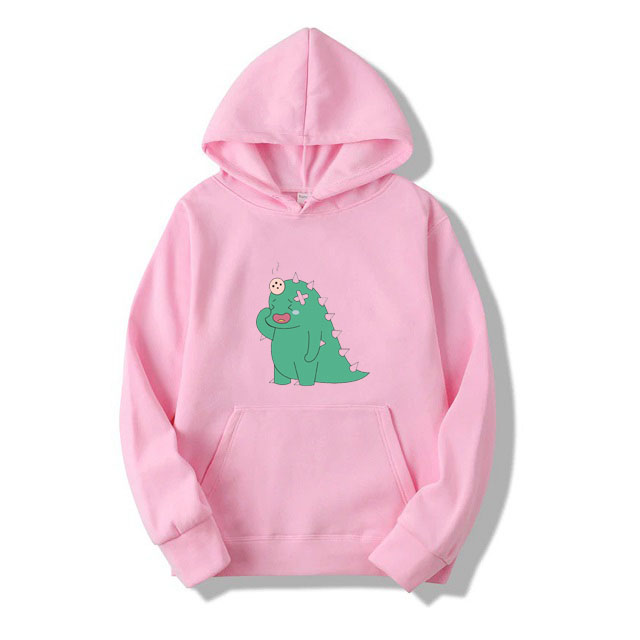 Áo Hoodie Nam Nữ Thu Đông In Hoạt Hình 3D Khủng Long Băng Vết Thương Khóc Chất Nỉ Tàu Ấm Áp - Áo Hoodies Thu Đông Mặc Đi Chơi Đi Học