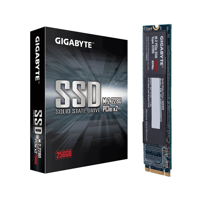 Ổ cứng SSD GIGABYTE M2 2280 256GB NVMe PCI-Express 3.0 x4  chính hãng BH 36 THÁNG