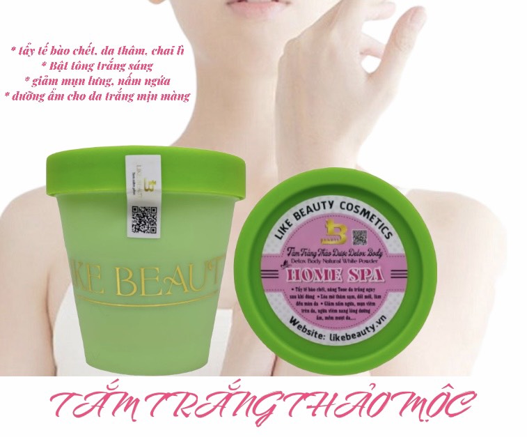 Bột tắm trắng thảo mộc cao cấp thiên nhiên dành cho body like beauty 50g
