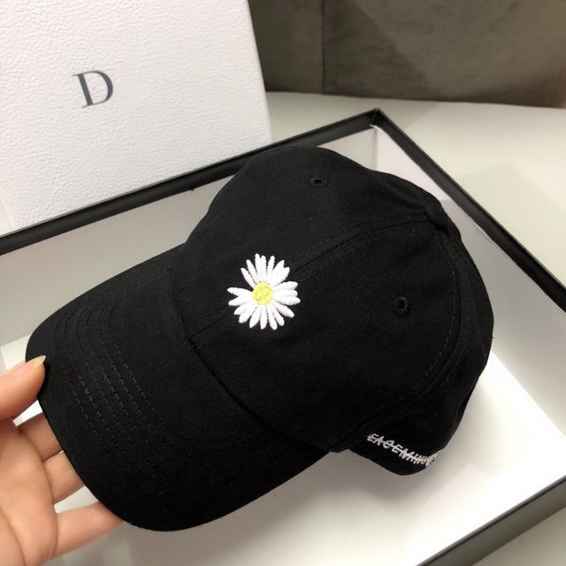 Mũ lưỡi trai, nón kết hoa cúc họa mi-unisex