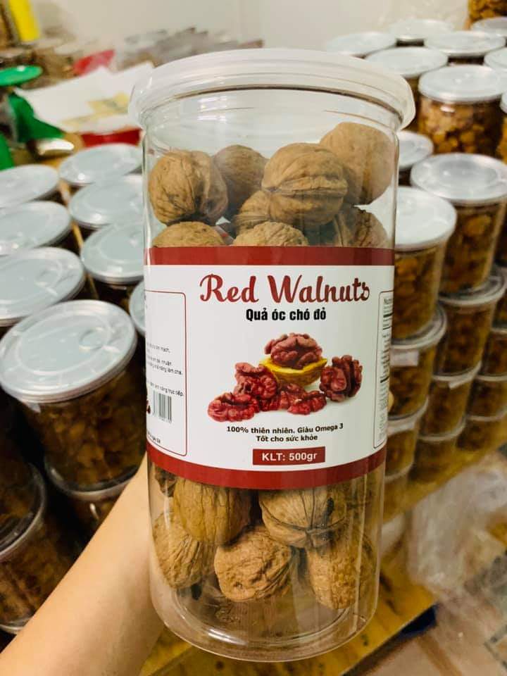 Qủa óc chó đỏ - dinh dưỡng cao cấp nhập khẩu mỹ - hộp 500g