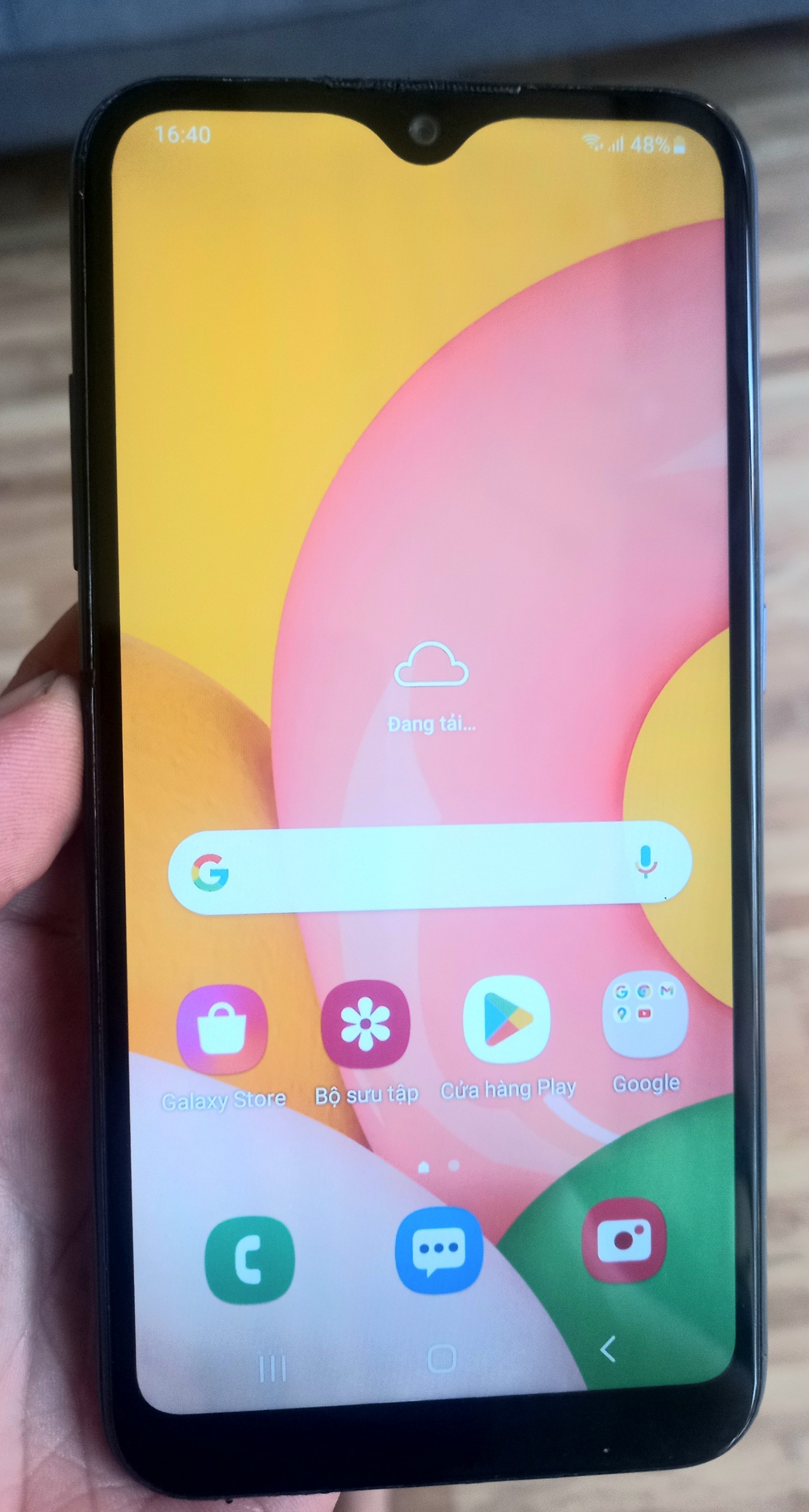 Điện thoại Samsung Galaxy A01 thay vỏ mới đẹp chơi game,giải trí ngon
