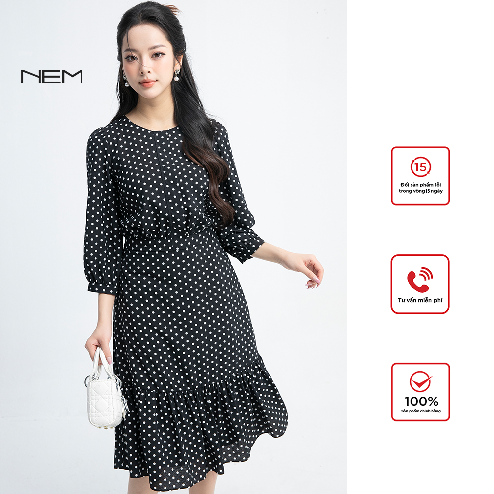Sơ mi nữ công sở NEM Fashion tay lỡ SM40142