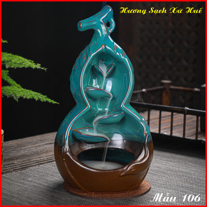 [SIZE LỚN] Thác khói trầm hương hồ lô CAO CẤP - Thác trầm hương khói chảy ngược