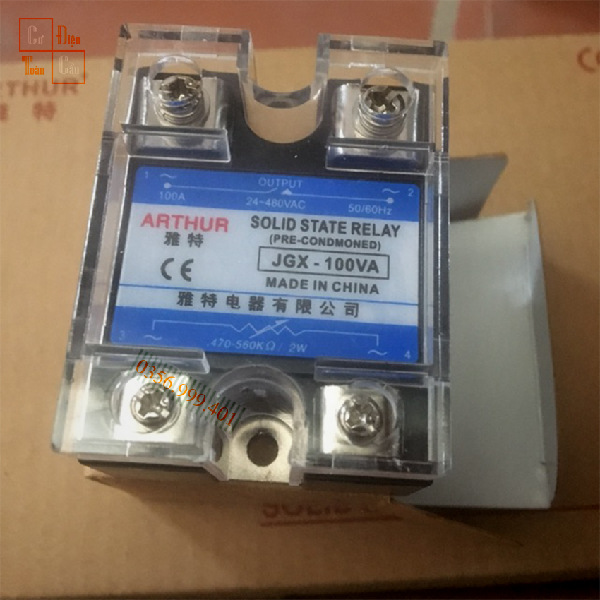 Rơ le bán dẫn Arthur JGX-100VA, JGX-100DA, JGX-100AA,