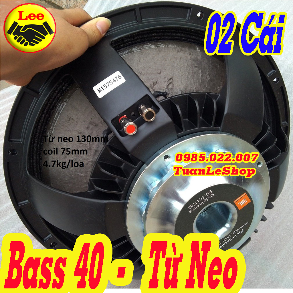 2 LOA BASS 40 JB L TTIẾNG SÁNG COIL 75MM (1575475) - LOA  TỪ NEO