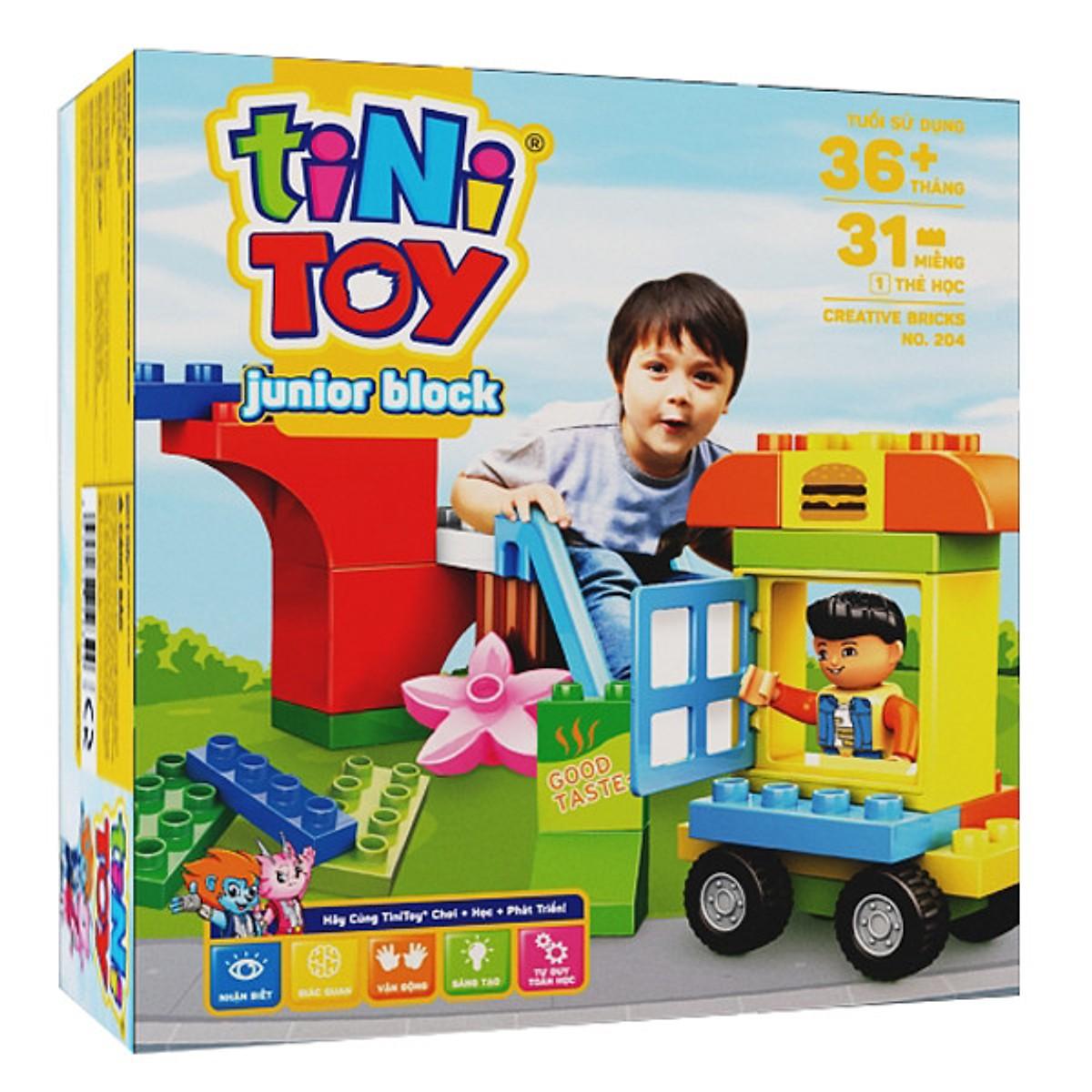 Đồ Chơi Lắp Ráp Junior Block Creative Bricks tiNiToy 204