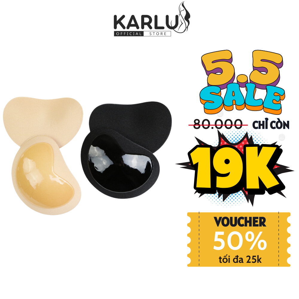 Mút độn dán nâng ngực, đệm ngực, miếng dán độn ngực siêu đẩy KARLUS017