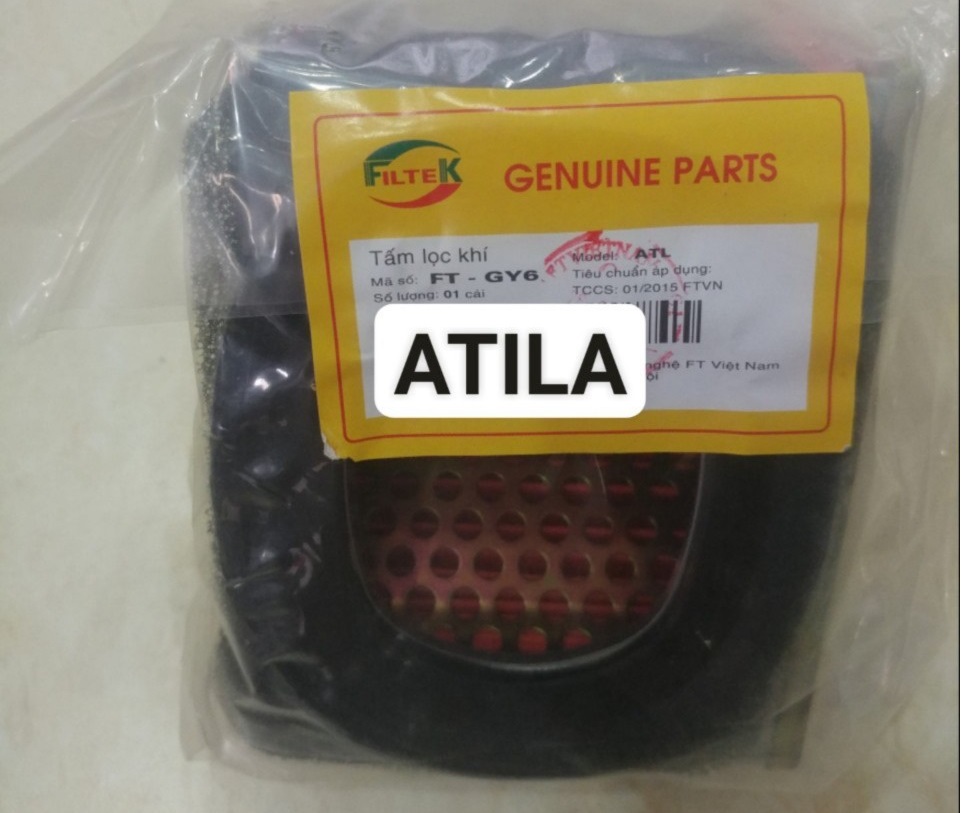 Lọc gió giấy khô cho xe máy sym attila - lọc khí cho xe attila đời cũ