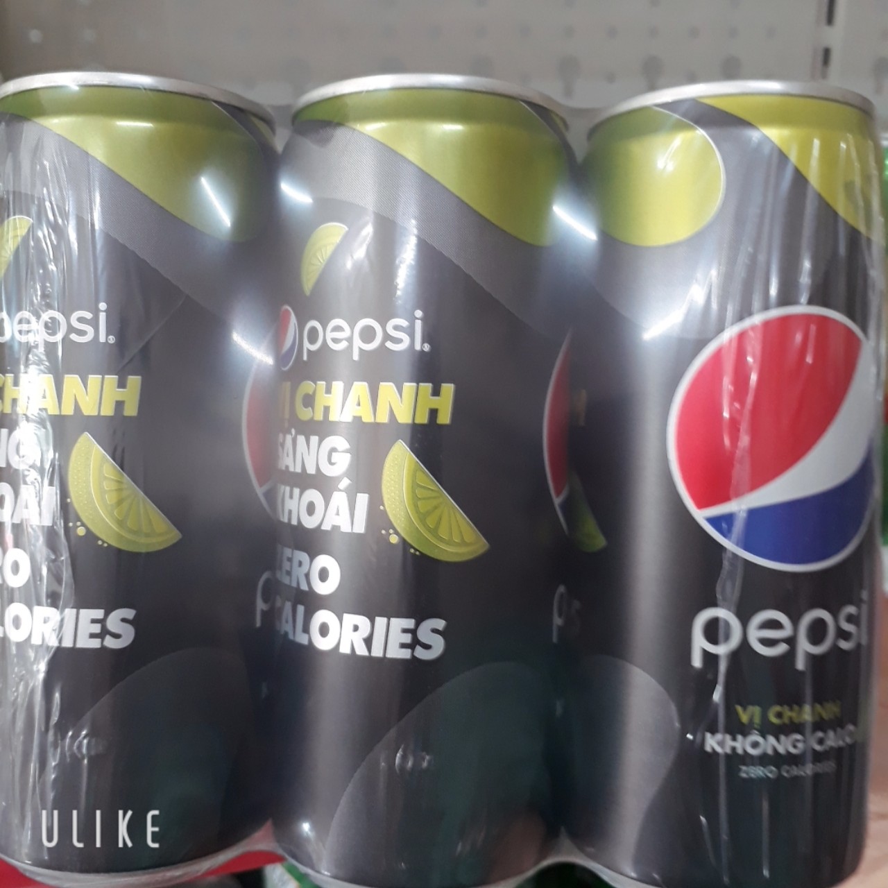 Pepsi không calo 320 ml lốc/6 lon