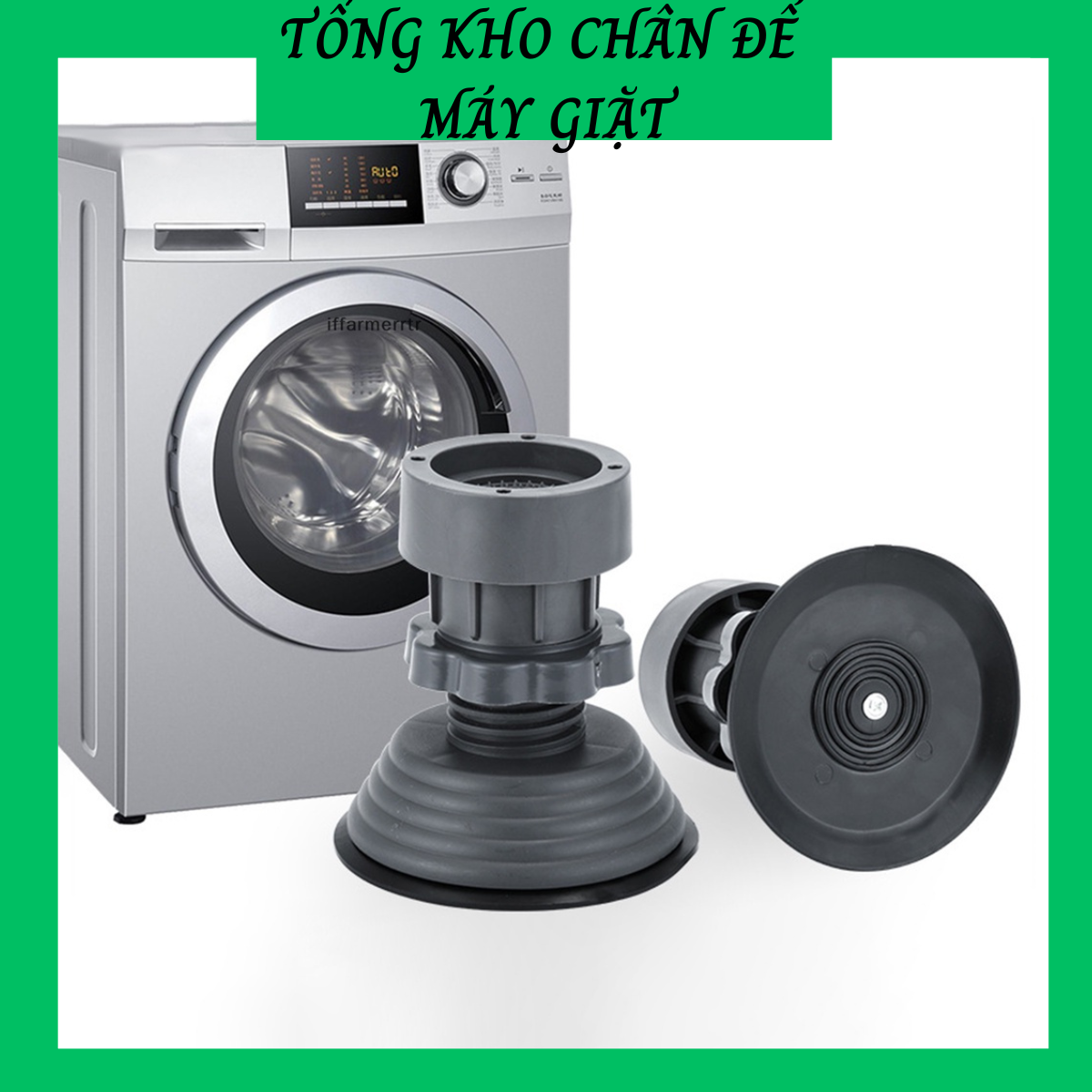 Bộ 4 miếng đệm lót chân máy giặt chống rung ồn