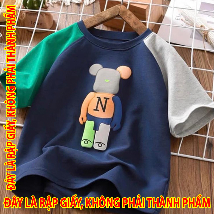 Rập giấy pc025 - áo raglan cơ bản - regular