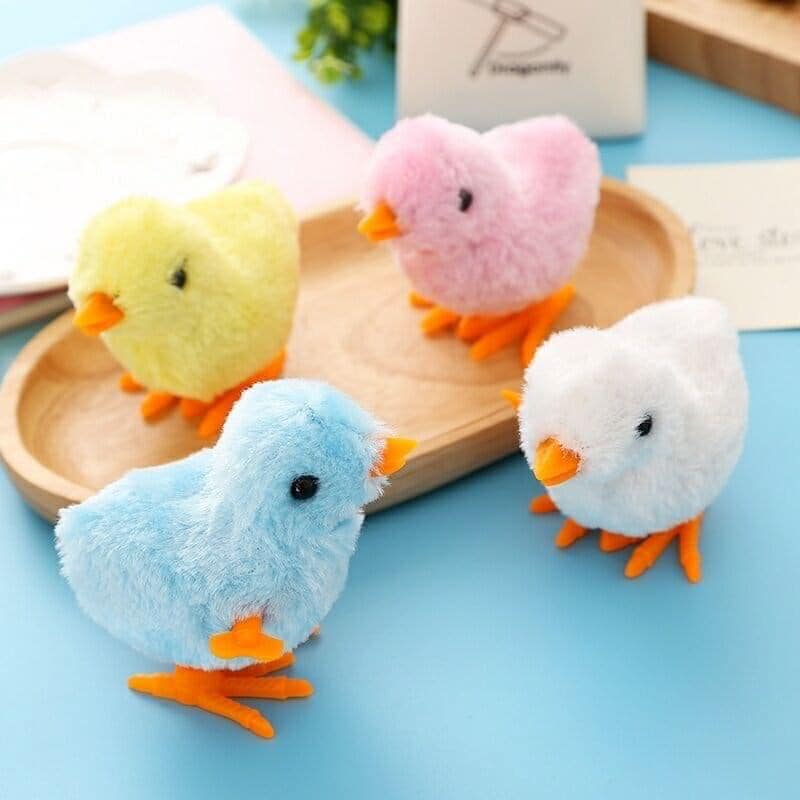 Combo 02 Đồ chơi gà con chạy dây cót
