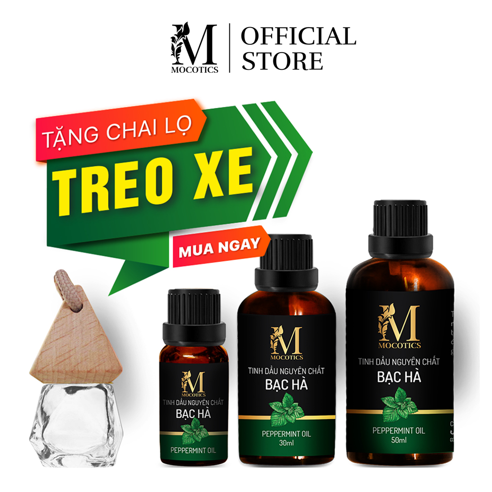Tinh dầu bạc hà peppermint essential oil | 100% thiên nhiên nguyên chất | xông thơm phòng | có quatest 3