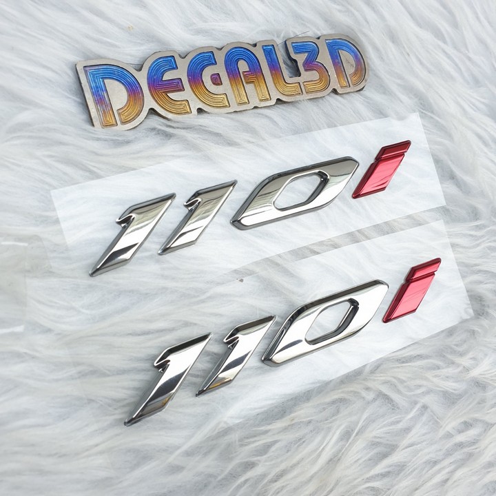 TEM SỐ 110i  HÀNG ZIN CAO CẤP SẮC NÉT CHO XE MÁY