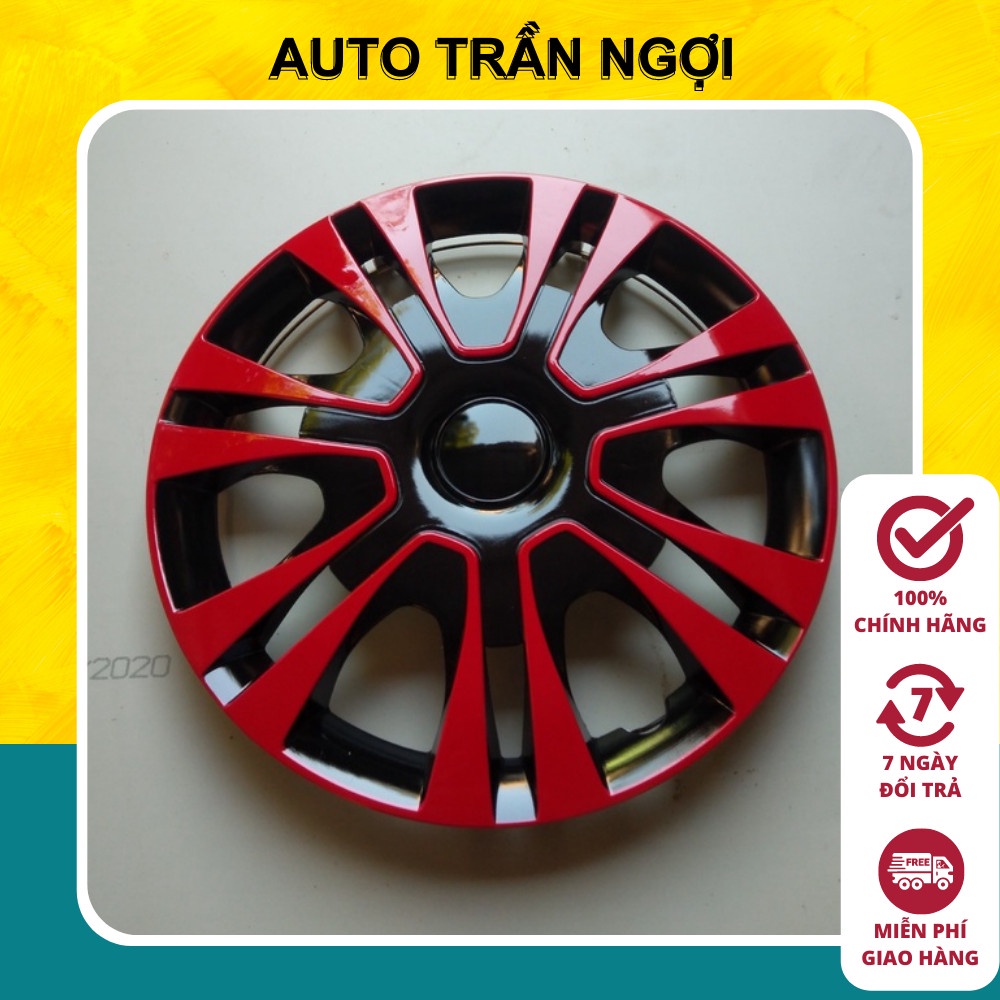 Ốp chụp mâm xe ô tô giả vành đúc r12, r13, r14, r15 - bộ 4 chiếc - auto trần ngợi