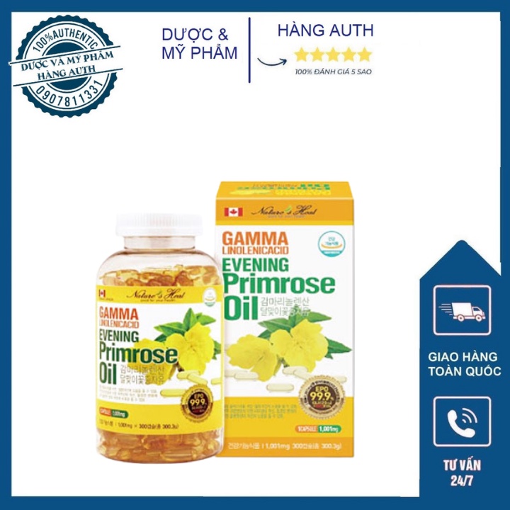 Tinh dầu hoa anh thảo hàn quốc gamma linolenic acid 300