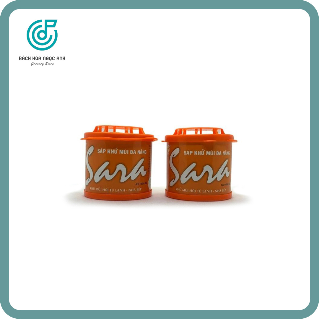 Sáp Thơm Khử Mùi Phòng Ngủ Đa Năng Sara 100g Giúp Khử Mùi Hôi Trong Tủ Lạnh, Nhà Bếp, Nhà Vệ Sinh...