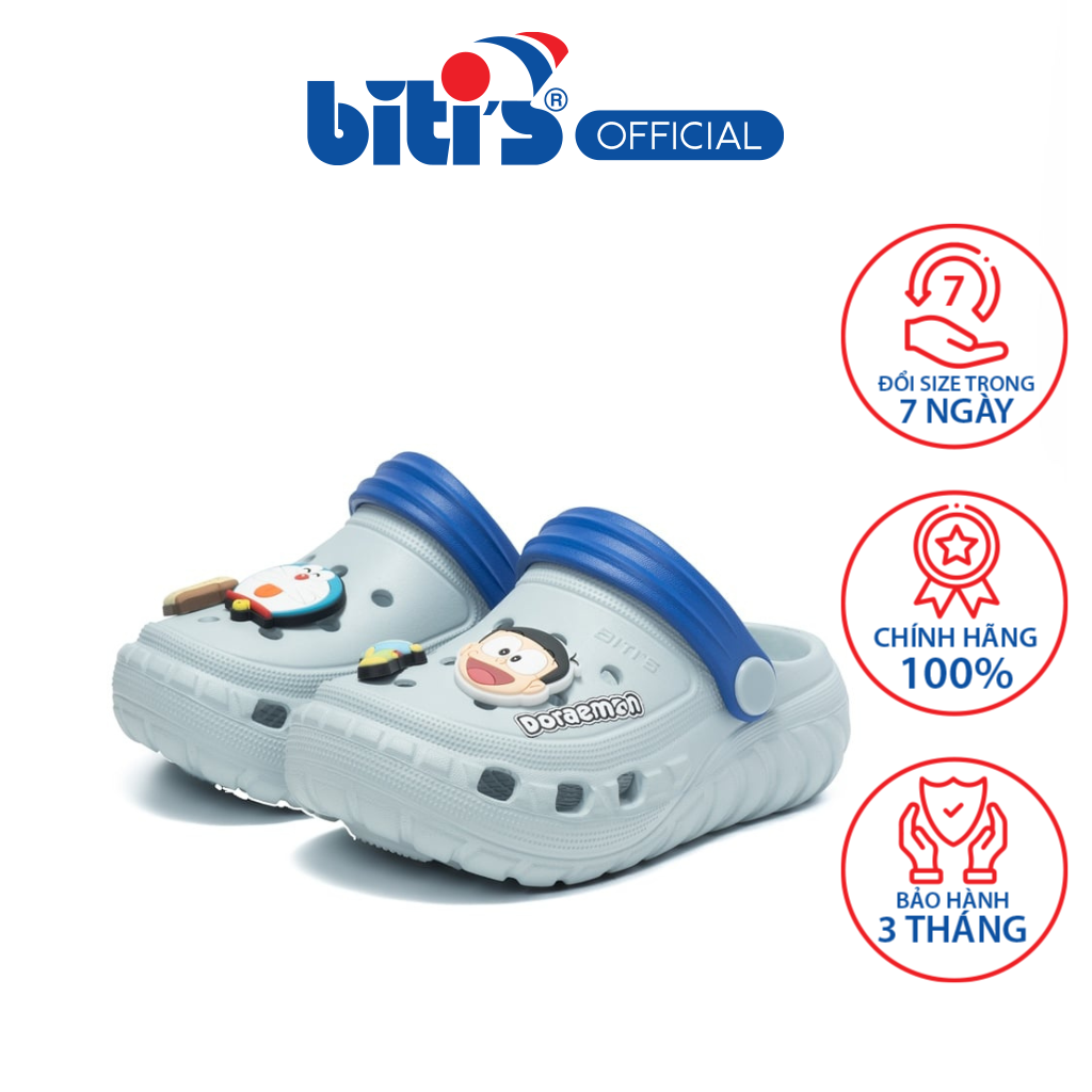 Sandal Biti's Doraemon Trẻ Em Màu xanh Dương Lợt BEB007122XDL