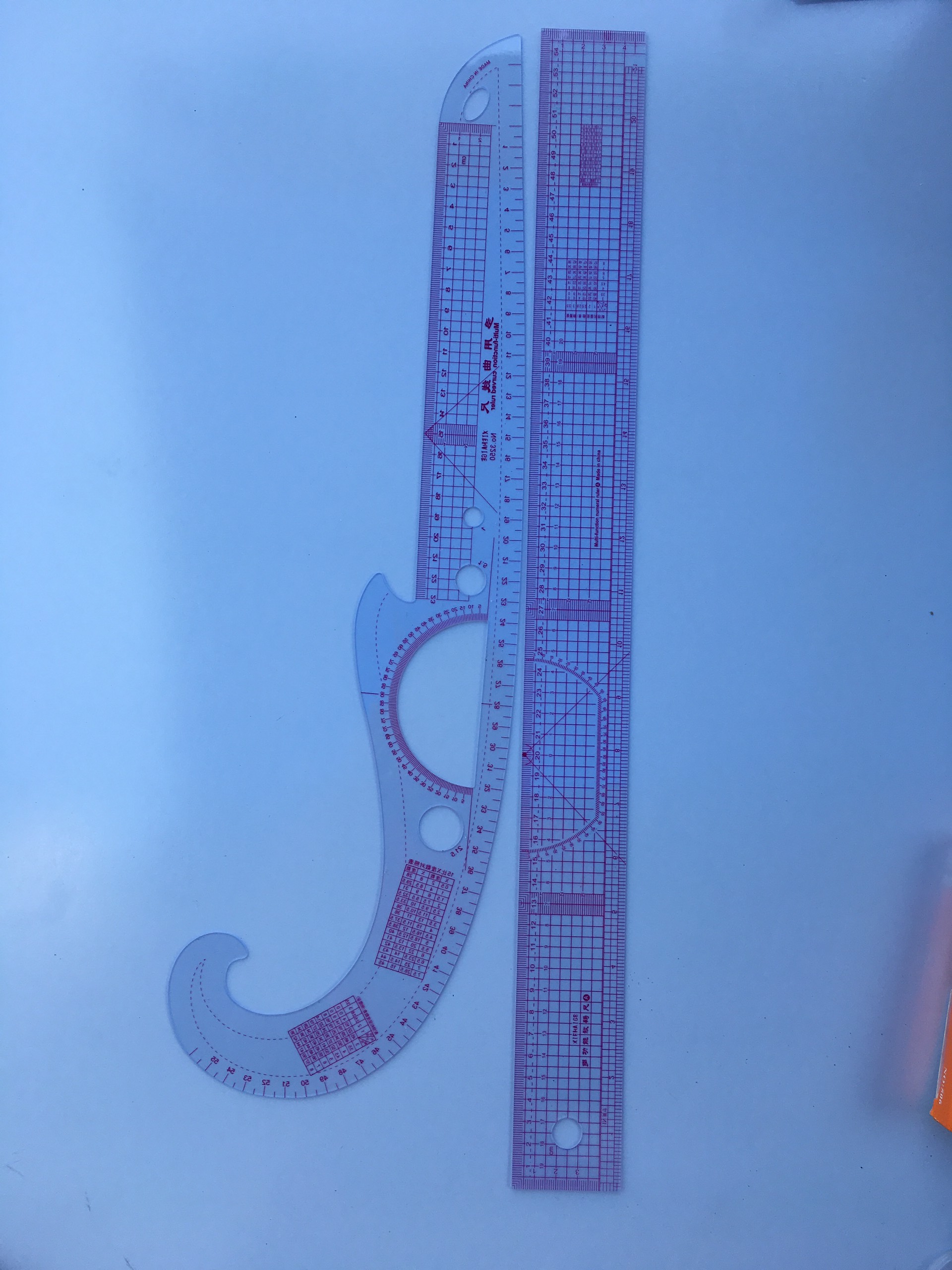 Combo thước thẳng 55cm và thước cây đao thần thánh