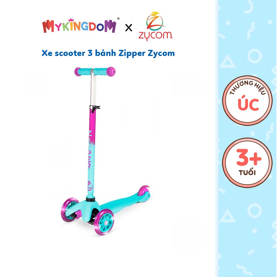 Xe scooter Zipper Zycom - Hồng 212-357