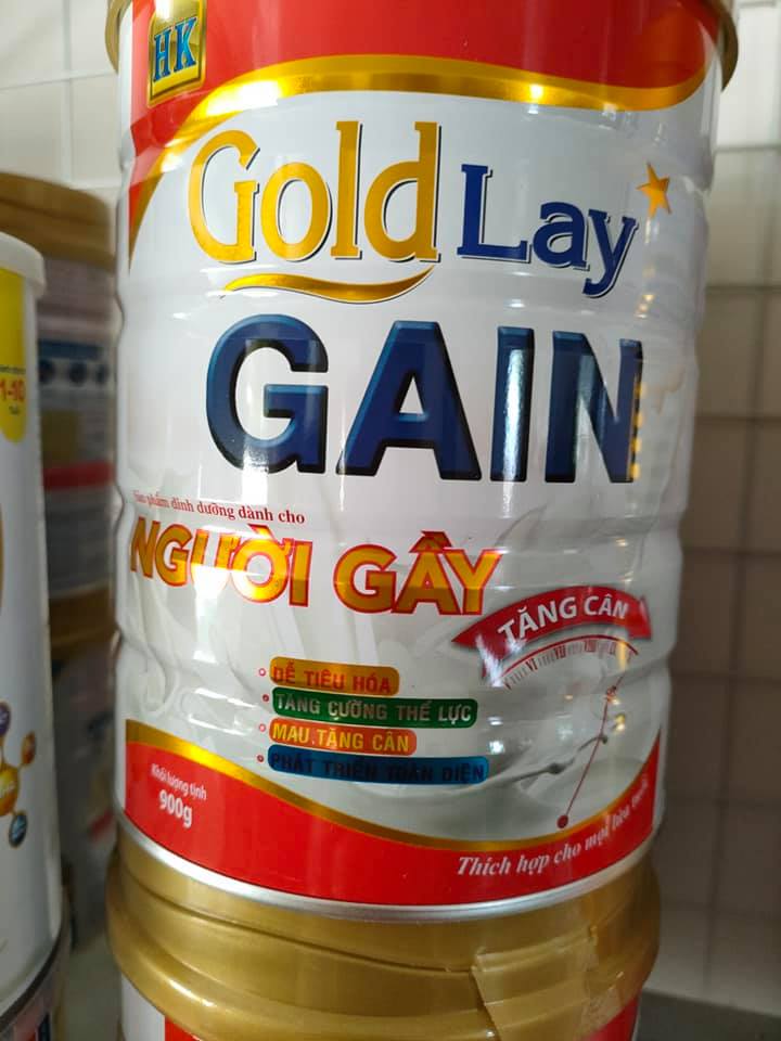 Sữa tăng cân Goldlay Gain 900g - Sữa tăng cân cho người gầy ốm
