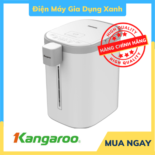 Bình thủy điện kangaroo kg5k1 5 lít mức nhiệt giữ nóng: 6 mức: 85, 75, 65, 55, 45, 40°c ruột bình thủy điện kangaroo làm bằng inox 304 sáng bóng, bền đẹp, an toàn cho sức khỏe