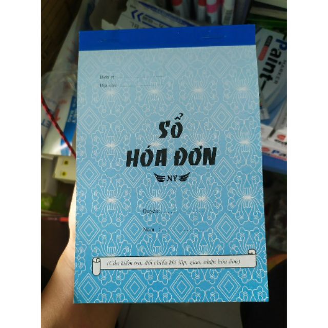 Sổ hóa đơn 2 liên cuốn 50 bộ