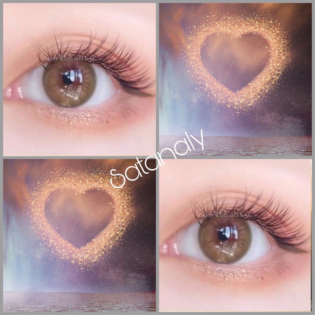 10 Mẫu Lens - Kính Áp Tròng Nâu Tây Tự Nhiên Giãn Vừa Hot Trend (Dòng Lens Sử Dụng 12 Tháng)
