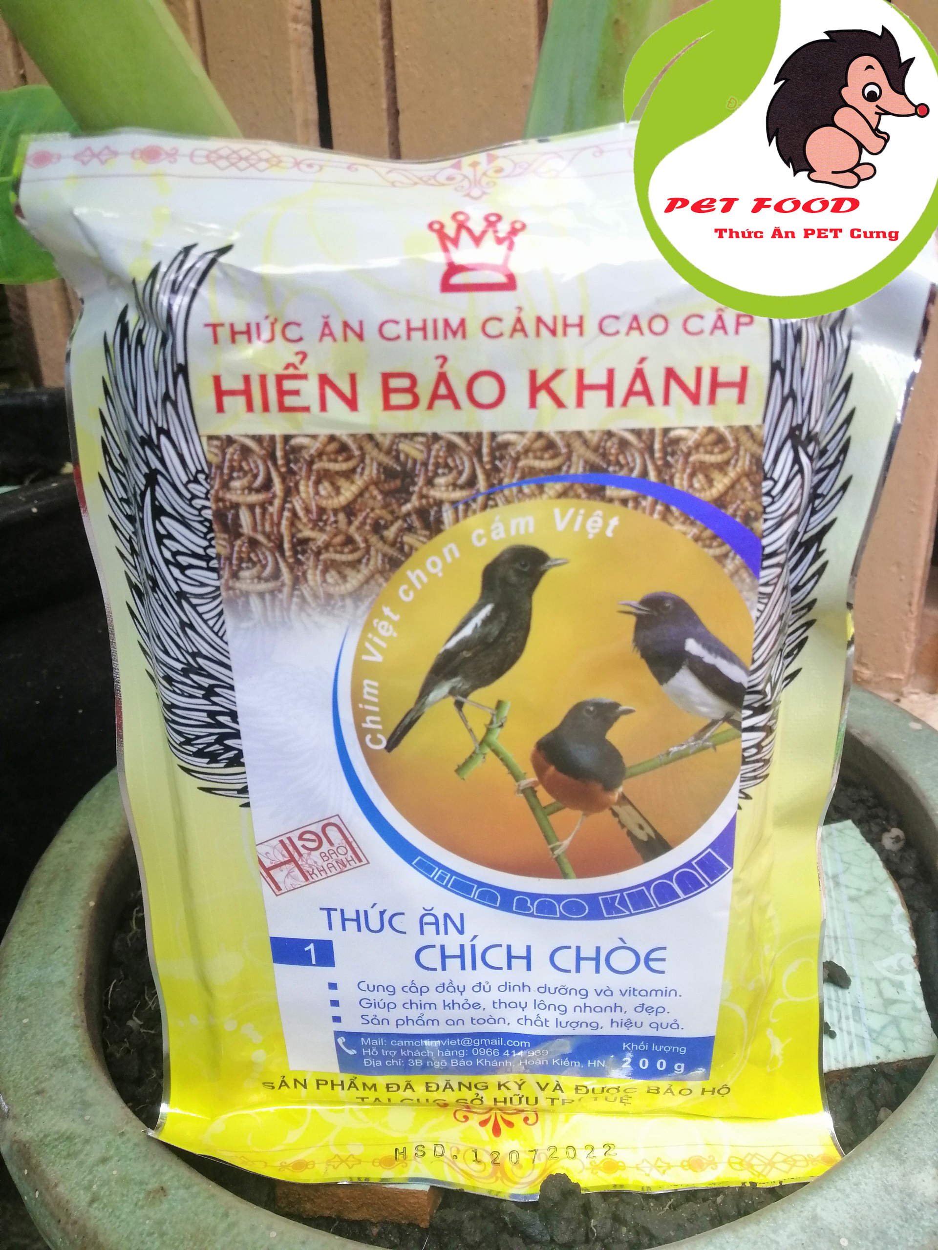 Cám choè than, lửa, đất hiển bảo khánh số 1