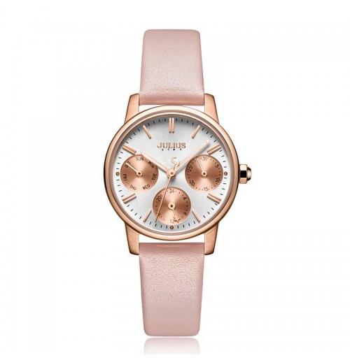 Đồng hồ nữ js-023b julius star hàn quốc dây da