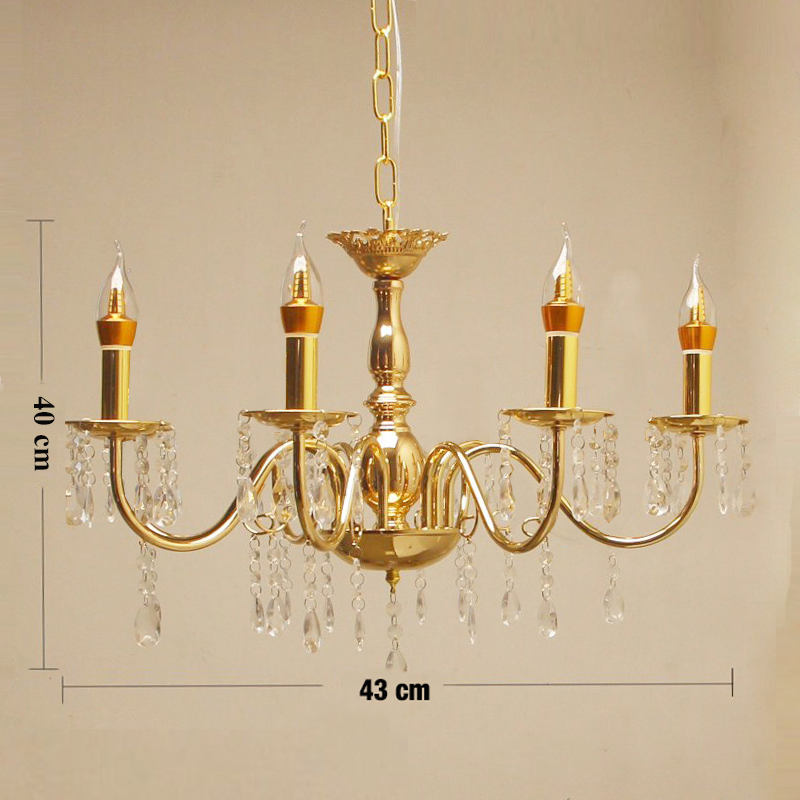 Đèn chùm trang trí 6 tay, 8 tay - Phong cách Tân cổ điển