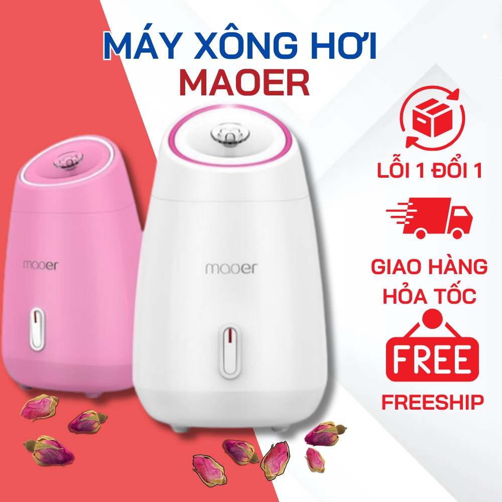 Máy Xông Hơi Nước Dưỡng Da Mini Maoer, Magic 2 in 1, Máy Xông Mặt Hoa Quả, Máy Xông Hơi Thảo Dược, Tinh Dầu An Toàn Tiện Dụng