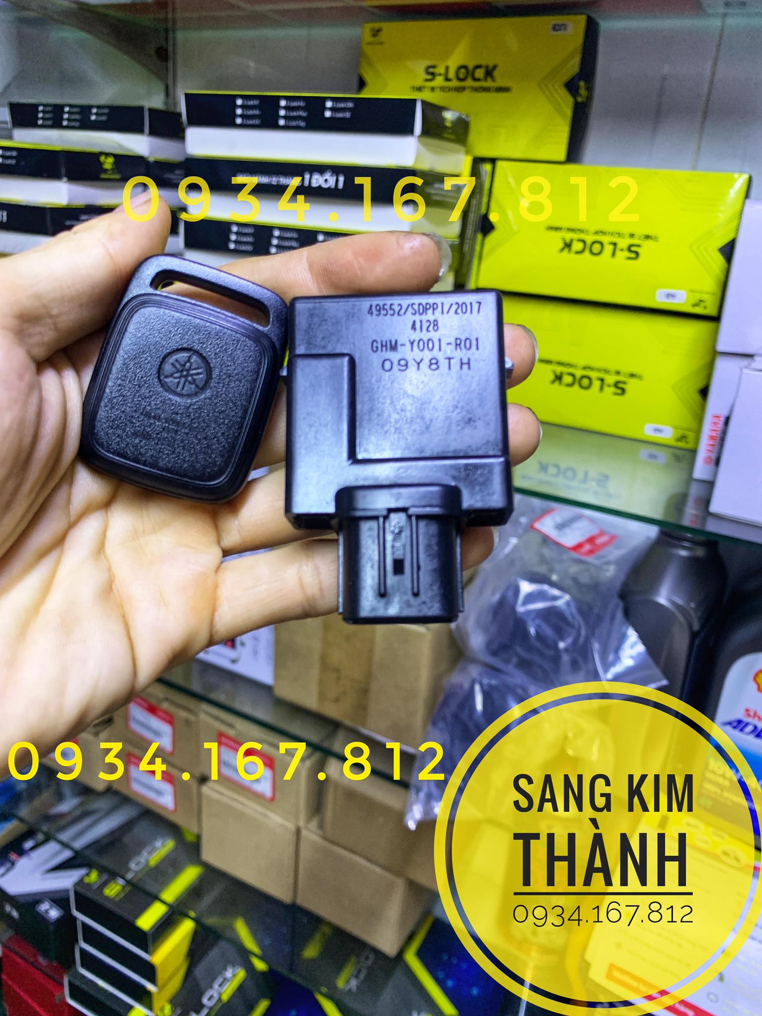 Bộ remote tìm xe exciter 150 chính hãng