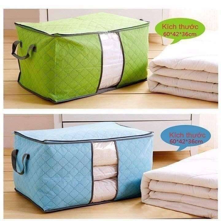 [HCM][COMBO 2 TÚI VẢI LOẠI DÀY XỊN ĐẸP] TÚI VẢI ĐỰNG CHĂN MỀN GỐI - Túi Vải Không Dệt Đựng Chăn Màn Quần Áo Tiện Lợi Túi Đựng Chăn Mền Bằng Vải Không Dệt  Túi Đựng Quần Áo Gấp Gọn Tiện Lợi Túi Vải Không Dệt Túi Vải Đựng Mền Mùng Gối