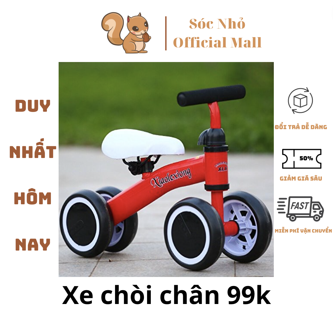 Xe chòi chân thăng bằng Xiaolong - Hàng cao cấp 4.4