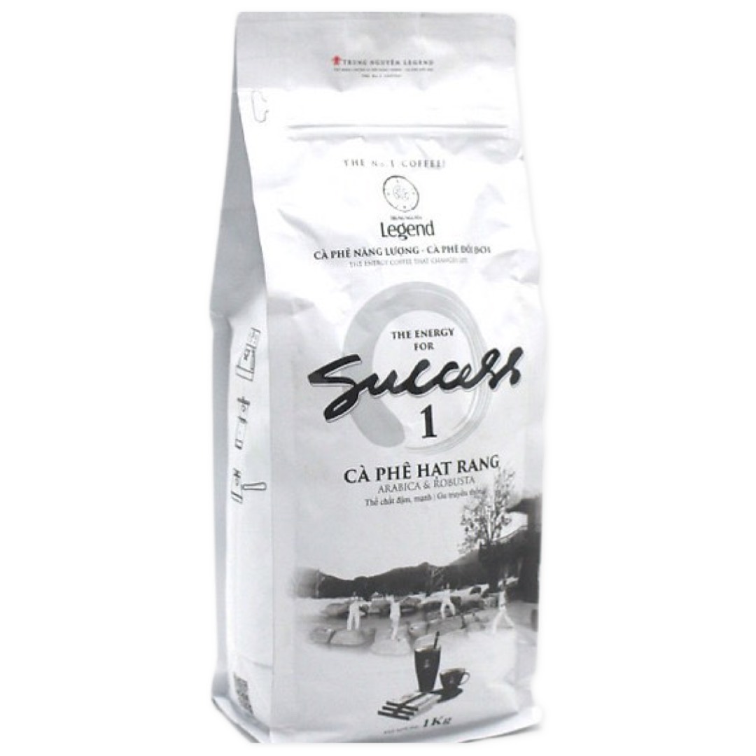Cà phê hạt mộc trung nguyên - túi 1kg