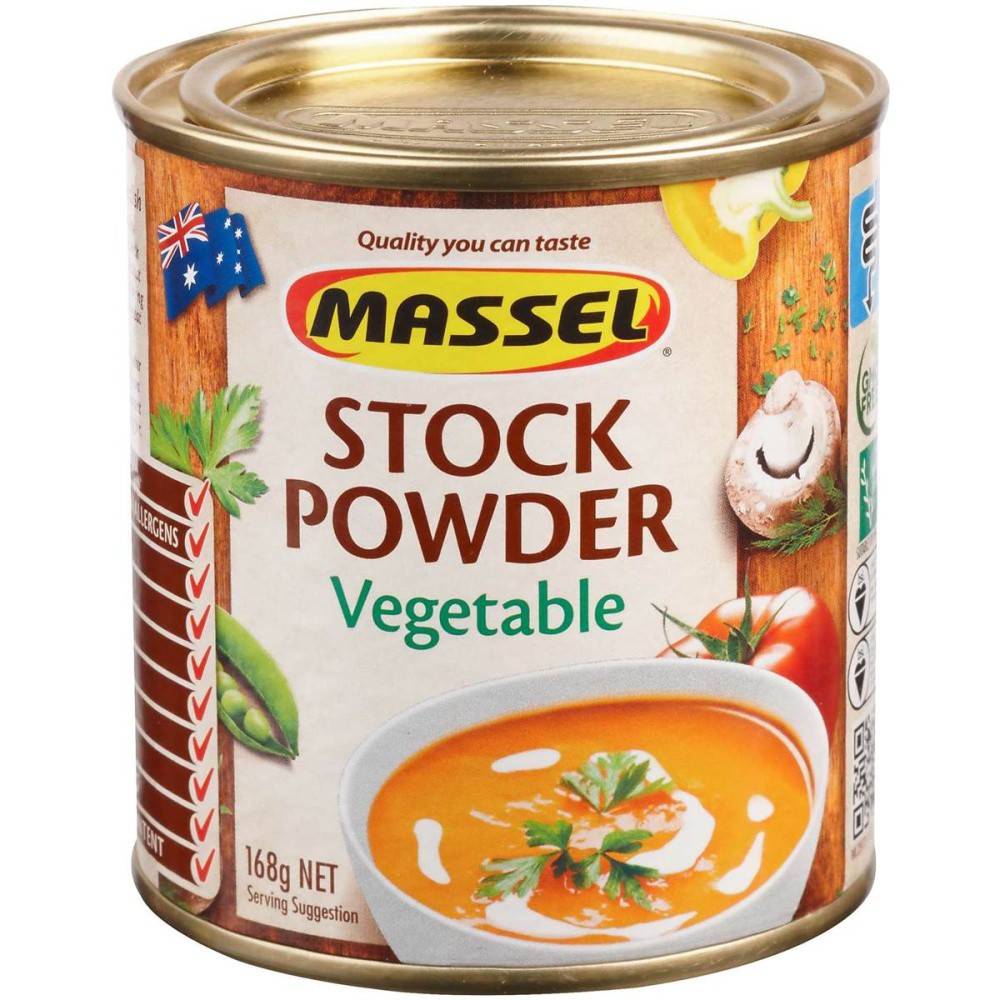 Nêm massel úc 168gr vị rau củ