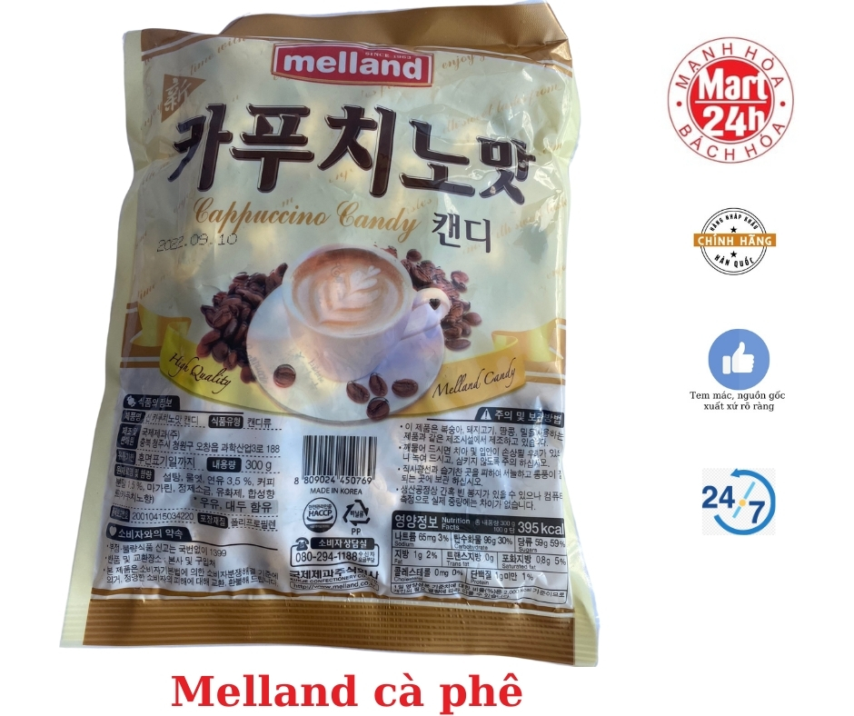 Kẹo Melland Cappuccino Hàn Quốc 300g