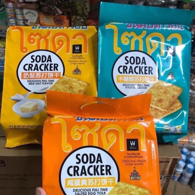 Bánh Ăn Kiêng SODA Cracker. Thái Lan Dành Cho Người Tiểu Đường