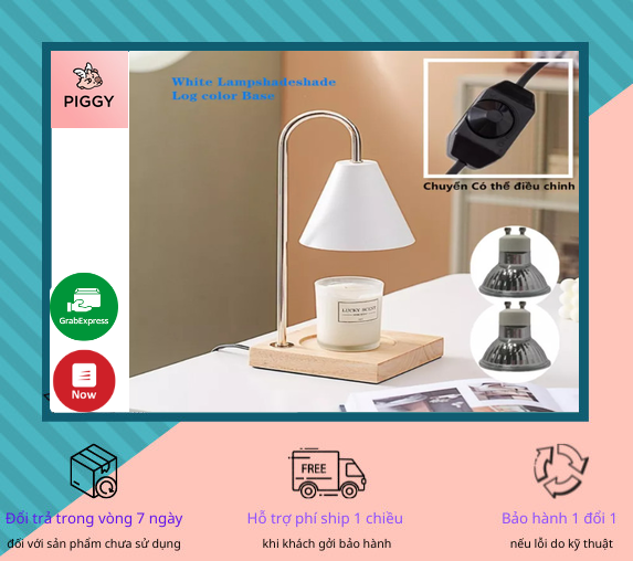 Đèn đốt nến thơm đèn bàn siêu sang chảnh - Piggyy